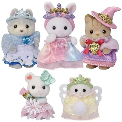 Image de Figurines Sylvanian FamiliesLa parade des bébés en costumes de princesse