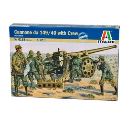 Image de Canon Italien 149/40 Et Servants Italeri 1/72