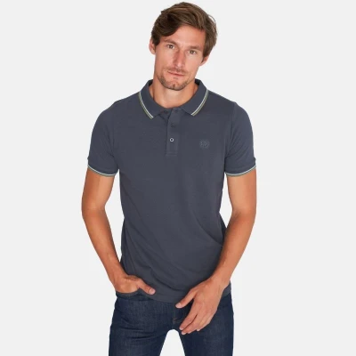 Afbeelding van Mario Russo Polo Shirt Edward heren Poloshirts Katoen XXL Antraciet