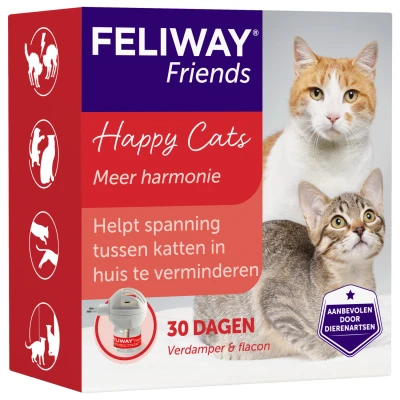 Afbeelding van Feliway Friends Startset Verdamper + Vulling 48 ML