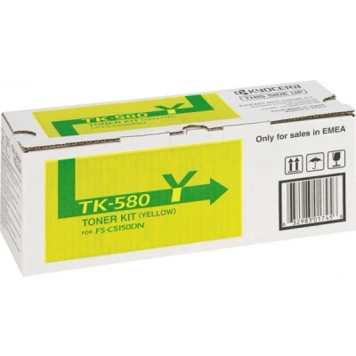 Afbeelding van Kyocera TK 580Y Toner Geel