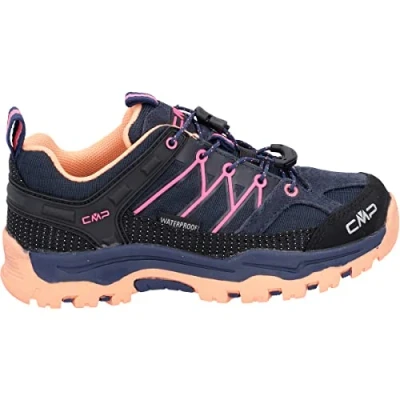 Afbeelding van CMP Kids Rigel Lage trekkingschoenen WP Wandelschoenen, uniseks, kinderen, Donkerblauw/Zalmroze (B.Blue Sunrise)
