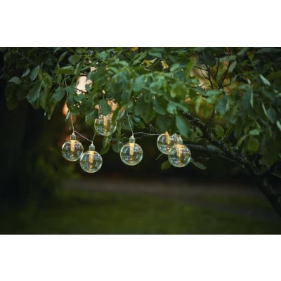 Afbeelding van Solar Lichtsnoer 245cm met 8 lampjes Warm Wit Tuinverlichting