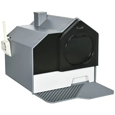 Afbeelding van PawHut Katzentoilette mit Schaufel D31 077V00
