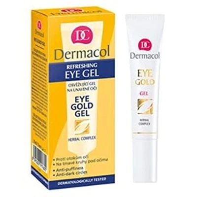 Afbeelding van Dermacol Gold Eye gel against swelling, fatigue and circles under the eyes 15ml