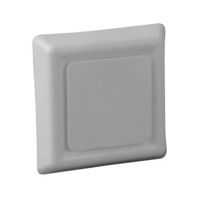 Afbeelding van Nedco afvoerventiel vierkant Ø125 wit. Artikelnr: 64501300