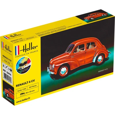 Afbeelding van Heller 1/43 Starter Kit Renault 4 Cvhel56174 modelbouwsets, hobbybouwspeelgoed voor kinderen, modelverf en accessoires