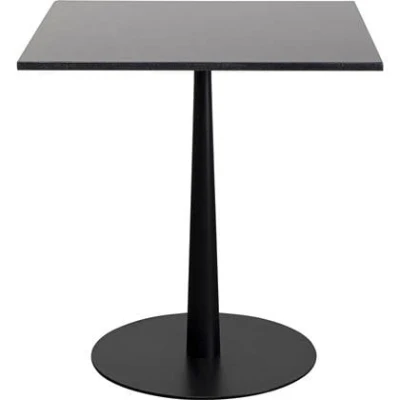 Afbeelding van Eettafel Bistrot Capri 70x70cm zwart graniet Kare Design