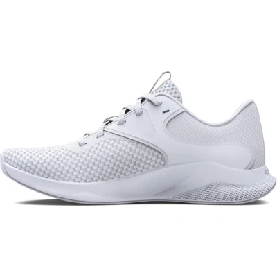 Afbeelding van Under Armour Charged Aurora 2 Trainingsschoen White/metallic warm silvercoloured, Dames, Maat: 38.5, silver/coloured Schoenen