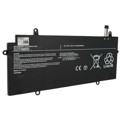 Afbeelding van vhbw MTXtec vervangende batterij voor Toshiba PA5136U 1BRS 3350 mAh 14,8 V Li polymeer