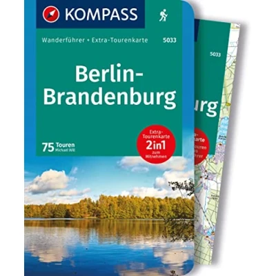 Afbeelding van KOMPASS Wanderführer Berlin Brandenburg, 75 Touren mit Extra Tourenkarte