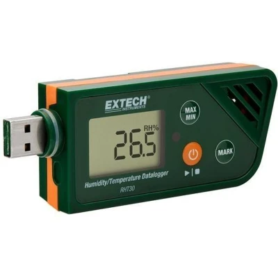 Afbeelding van Extech RHT30 Multidatalogger Te meten grootheid Vochtigheid, Temperatuur 30 tot +70 C 0.1 99.9 % Hrel PDF functie