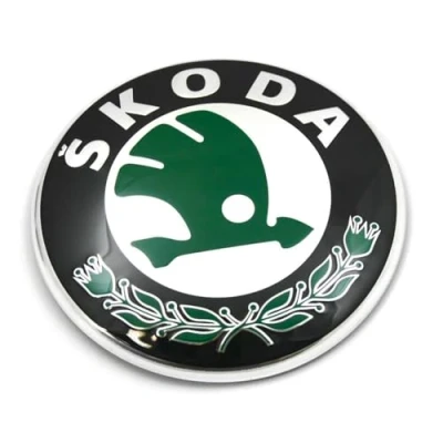 Afbeelding van Skoda 3U0853621B MEL embleem logo plaat voorklep