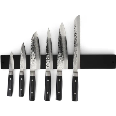 Afbeelding van Yaxell Zen Zwart Magnetische Messenset 6 Messen voor de Moderne Keuken