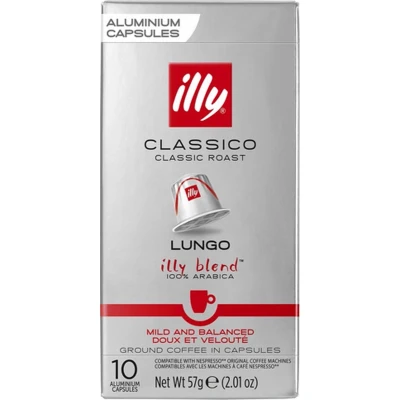 Afbeelding van illy Lungo Classico Koffiecups Intensiteit 5/9 10 x capsules