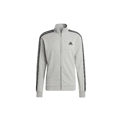 Afbeelding van adidas Sportswear Basic 3 Stripes French Terry Trainingspak Heren Grijs XL