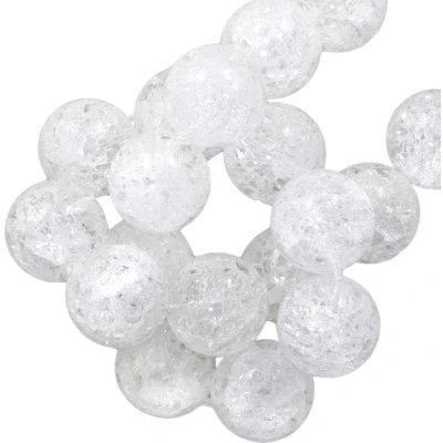 Afbeelding van Bergkristal Kwarts Crackle Kralen (4 mm) 90 Stuks