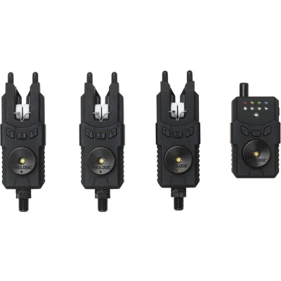 Afbeelding van Prologic Custom SMX MkII Alarms WTS 3+1 Red Yellow Green Beetmelderset Beetmelders