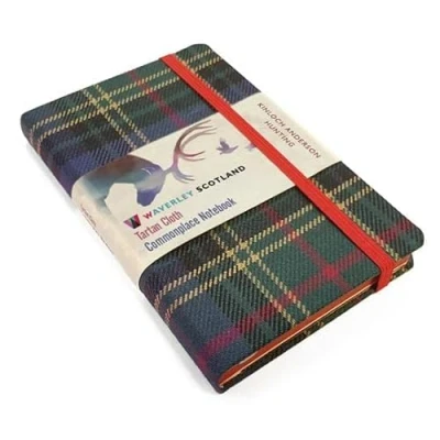 Afbeelding van Waverley S.T. (M): Hunting Pocket Genuine Tartan Cloth Commonplace Notebook