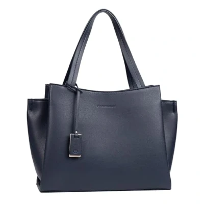 Afbeelding van TOM TAILOR Schoudertas Mareile Zip Shopper Dark Blue Donkerblauw
