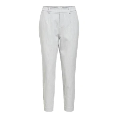 Image de Object OBJLISA Pantalon slim Noos, Gris clair chiné, 44