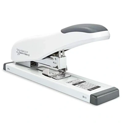 Afbeelding van Rapesco 1386 Eco HD 100 nietmachine met grote capaciteit, capaciteit van vellen, zacht wit
