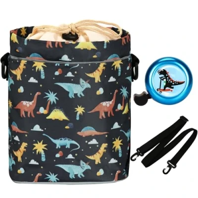 Afbeelding van LOCAL LION Sacoche de Guidon Vélo pour Enfant avec Bandoulière Amovible, Panier Avant d&#039;enfant, Sac Coloré Trottinettes, Vélos D&#039;équilibre, Tricycles, Multicolore