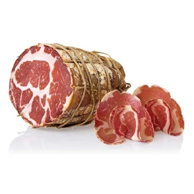 Afbeelding van Coppa Artigiana (gekruide koppa) Italian Food by Salumi Pasini® Half, 800 g 100% Italiaans vlees Gluten en lactosevrij