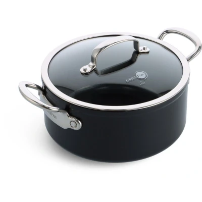 Afbeelding van GreenPan Kookpan met deksel Barcelona Pro Zwart ø 24 cm / 4.9 Liter