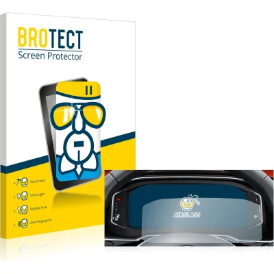 Afbeelding van BROTECT Screenprotector voor Volkswagen Tiguan 2021 Digital Cockpit Pro Folie Beschermfolie Beschermglas transparant