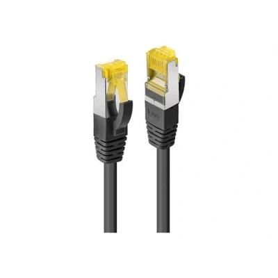 Image de Lindy Cordon de raccordement RJ 45 (M) pour 1 m 5.8 mm UTP CAT 6a sans halogène, crochet noir (pack 10)