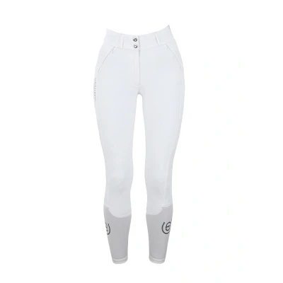 Image de Equestrian Stockholm Elite Jump breeches White knee grip
