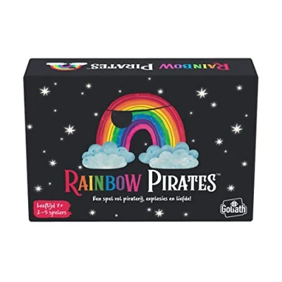 Afbeelding van Goliath Rainbow Pirates (NL) Kaartspel Partyspel Makkelijk mee te nemen op reis!