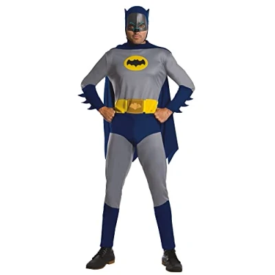 Afbeelding van Rubies Batman en Robin kostuum 1966 (maat 48 50)