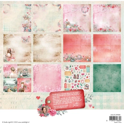 Afbeelding van Paper Pad Double sided Scrapbooking Sending You Love nr.288