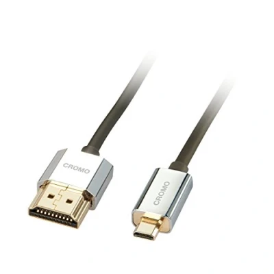 Afbeelding van Kabel HDMI naar Micro LINDY 41682 2 m Zilverkleurig Zwart