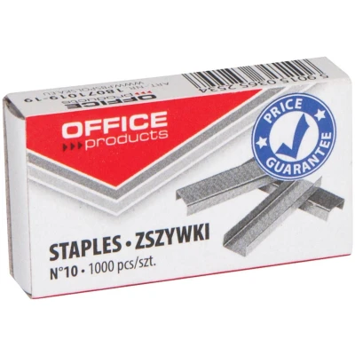 Afbeelding van OFFICE products nietjes n 10, verzinkt, doosje van 1000 stuks 10
