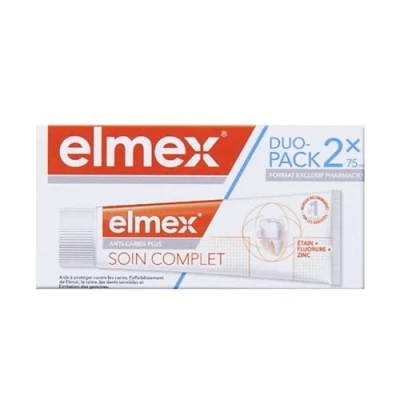 Afbeelding van Elmex Soin Complet Dentifrice Anti Caries Plus 2 x 75 ml