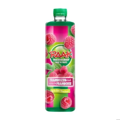Afbeelding van Raak Vruchtensiroop Frambozen 75 cl