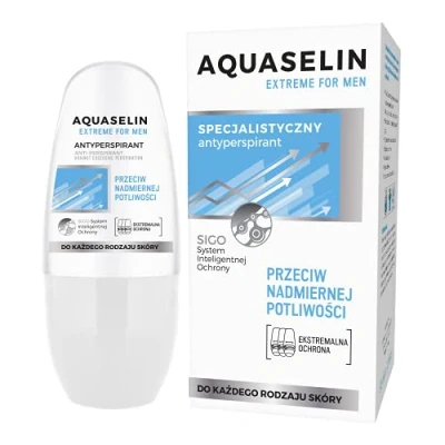 Afbeelding van Aquaselin, Deodorants, Extreme For Men Gespecialiseerde Antitranspirant tegen Overmatig Zweten (Rol op, 50 ml)