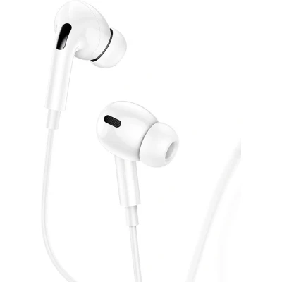 Afbeelding van USAMS Bedrade In Ear Oordopjes 1.2m Lightning aansluiting Wit
