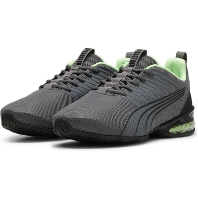 Afbeelding van Puma Voltaic EVO Light Trainingsschoen, Heren, Maat: 41, Cool dark gray/fizzy lime Textiel/ synthetisch