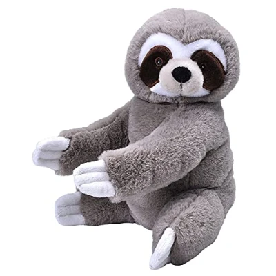 Afbeelding van Pluche luiaard grijs knuffel 30 cm Bosdieren knuffeldieren Speelgoed voor kinderen