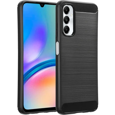 Afbeelding van imoshion Hoesje Geschikt voor Samsung Galaxy A05s Siliconen Brushed Backcover Zwart