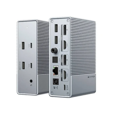 Afbeelding van Hyper Gen2 15 in 1 USB C Docking Station silver HDG215 EUZ
