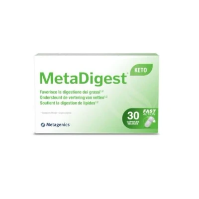 Afbeelding van Metagenics MetaDigest Keto 30Capsules Capsules