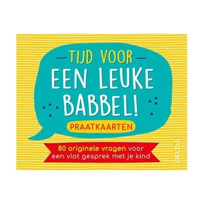 Image de Tijd voor een leuke babbel! Praatkaarten