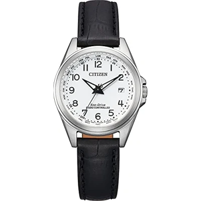 Afbeelding van Citizen EC1180 14A Horloge Leer Zwart Ø 29 mm