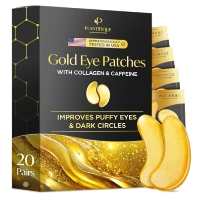 Afbeelding van Plantifique Oogpatch tegen donkere kringen oogmasker 20 patches voor de ogen patch wallen en onder