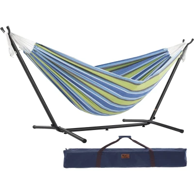 Afbeelding van Vivere Dubbele Hangmat met Standaard Oasis